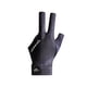 thumbnail image 3 of Guantes De Tres Dedos Mano Izquierda Antideslizante Elástico Pool Cue Mitts Negro Azul, 3 of 3