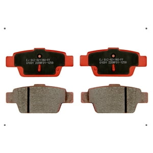 Ital Brakes Pm - Set Pastillas Frenos Traseras Para Mahindra Xuv500 I 2012 2017