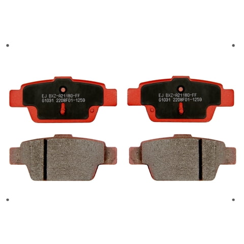 Ital Brakes Pm - Set Pastillas Frenos Traseras Para Mahindra Xuv500 Ii 2018 2020