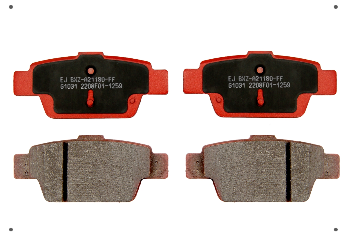 Ital Brakes Pm - Set Pastillas Frenos Traseras Para Mahindra Xuv500 Ii 2018 2020