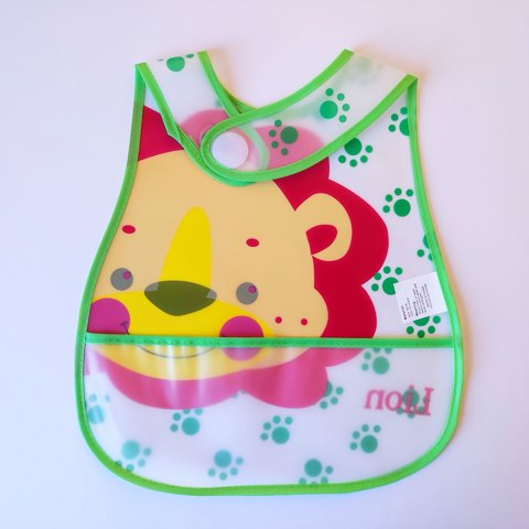 Genérico - Set De 8 Baberos Plástico Impermeable Bebés Delantal Jhn