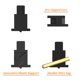 thumbnail image 3 of Estabilizador de teclado DUROCK Plate Mount V3 2U 6.25U 7U Black Gold, 3 of 8
