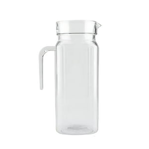 Disparo - Jarra Vidrio Modelo Rivoli Allegra 1100Ml Tapa Jugos Refrescante