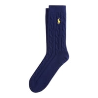 Calcetines Polo Ralph Lauren Seasonless Cable Crew Para Mujer