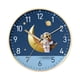 thumbnail image 1 of Reloj De Pared Redondo Silencioso Analógico De Dibujos Animados Para Sala De Estar Dormitorio Niños Astronauta Luna, 1 of 5