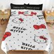 thumbnail image 3 of Cute Hello Kitty Bedding Sets for Girl Women Twin Size Comforter Set, 3 of 5