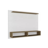 Tododescuento - Mueble Rack De Pared Para Tv 43 Blanco Florencia