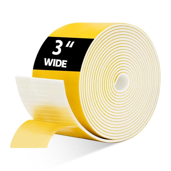 Cinta aislante para tuberías DEMEDO 7.6 cm x 5 m, autoadhesiva, blanca