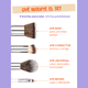 thumbnail image 3 of Set Brochas Maquillaje Profesional con Estuche AFB Tools, 3 of 5