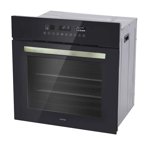 Horno Eléctrico Empotrable Black Touch Triple Vidrio 10F 59L