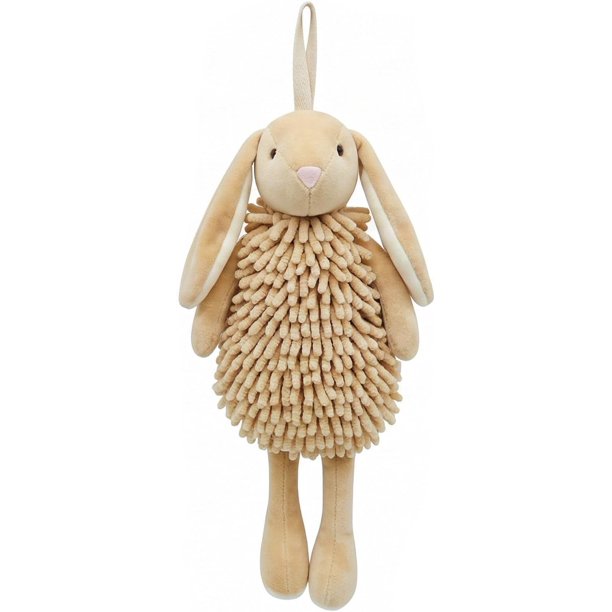 Toalla mano felpa cachorro microfibra ultra suave diseño perro lazo colgar baño