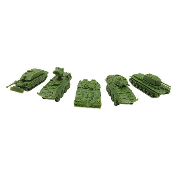 Modelo De Tanque De Ensamblaje De 5 Piezas, Modelo De Camión Cisterna 4D Para Niños, Regalos De Vacaciones Para Niños, Verde