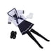 thumbnail image 3 of Traje De Uniforme De Colegiala A Escala 1:6 Para Cuerpo De Figuras De Acción Femeninas De 12 Pulgadas, Azul Oscuro, 3 of 5