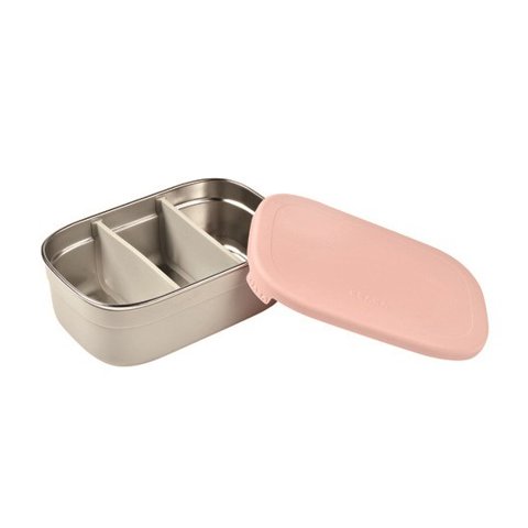 Beaba - Lonchera Box Con Tapa Rosada