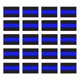 thumbnail image 1 of Adhesivo reflectante para matrícula Blue Lives Matter x20, 1 of 6