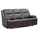 thumbnail image 1 of Sofá Reclinable 3 Cuerpos Cuero Florence, 1 of 3