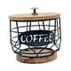 thumbnail image 3 of Soporte Para Cápsulas De Café Con Base De Madera, Contenedor De Hierro Para Cocina, Escritorio Y Oficina., 3 of 5