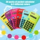thumbnail image 3 of Calculadora Erinnmy Mini Solar y Batería de 8 Dígitos Paquete de 36, 3 of 7