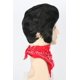 thumbnail image 5 of Peluca de disfraz LeMarnia Black Short Disco para hombre, fiesta de Halloween, 5 of 6