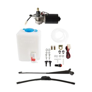 Ioensy - Juego De Limpiaparabrisas Eléctrico Universal Utv Para Kawasaki Mule Teryx