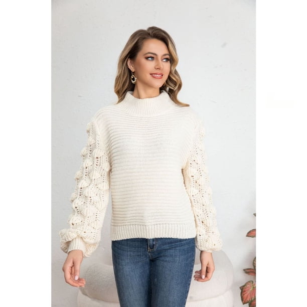 Sweater Lana Mujer Otoño Invierno Grueso Colores Diseños 016