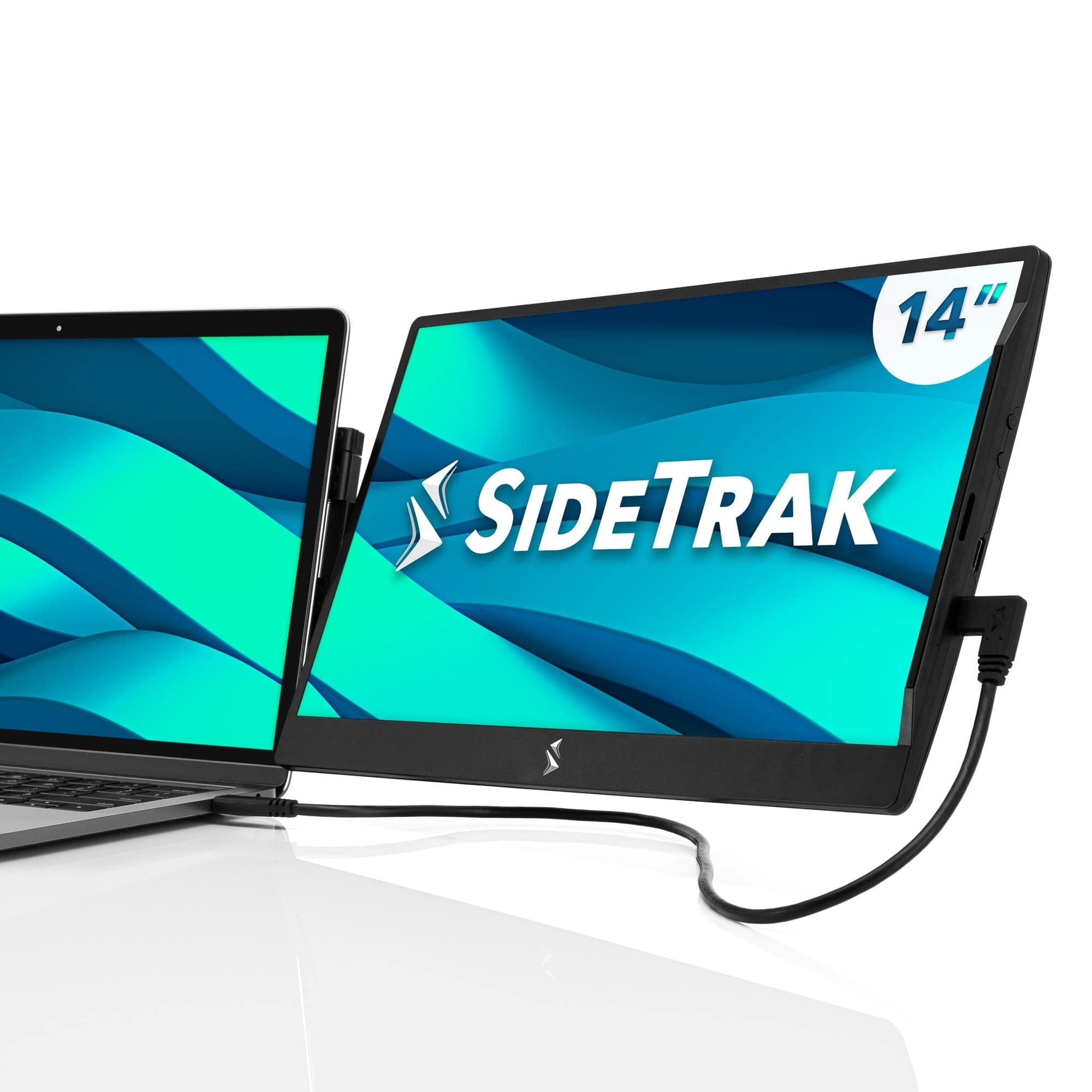 Monitor Portátil Acoplable Sidetrak Swivel 14 Fhd Para Portátil