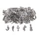 thumbnail image 2 of 100 Piezas De Muchos Estilos De Aleación DIY Collar Pulsera Colgantes Dijes Plata, 2 of 5