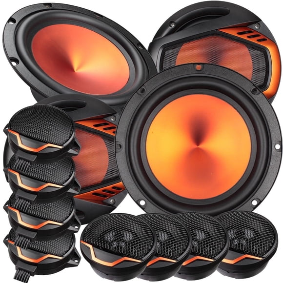 Parlantes STX Audio 16 cm 2‑Vías 1300 W 2 Pares