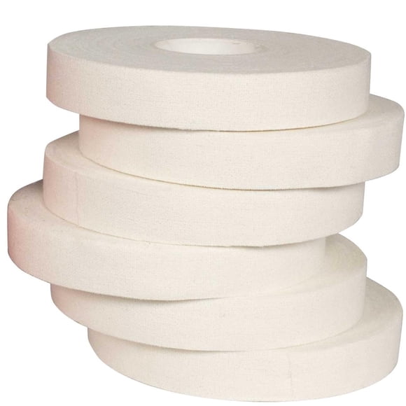Cinta adhesiva FUJI Jiu-Jitsu y Judo con funda, 6 rollos, color blanco