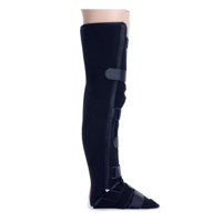 Genérico - Ortesis De Rodilla Talla L Bota Larga Inmovilizadora Ortopédica Negro Talla L