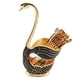 thumbnail image 3 of Cisne Vajilla Soporte Base Platería Palillos Tenedores Cubiertos Juego Negro, 3 of 5