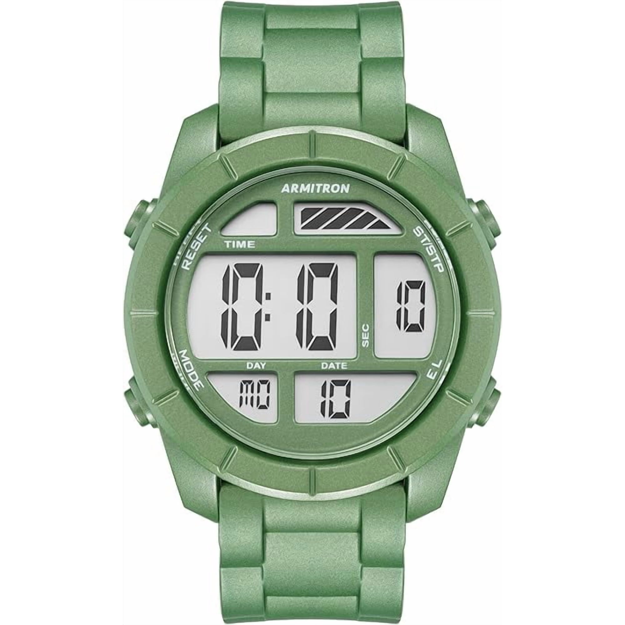 Reloj Digital Armitron Sport Verde Metálico Hombre