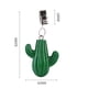 thumbnail image 3 of Juego de 4 pinzas para mantel TwoFish Home Green Cactus, 3 of 6