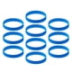 thumbnail image 3 of 10 Piezas / Paquete Pulseras de silicona en blanco Moda caucho pulsera azul, 3 of 3