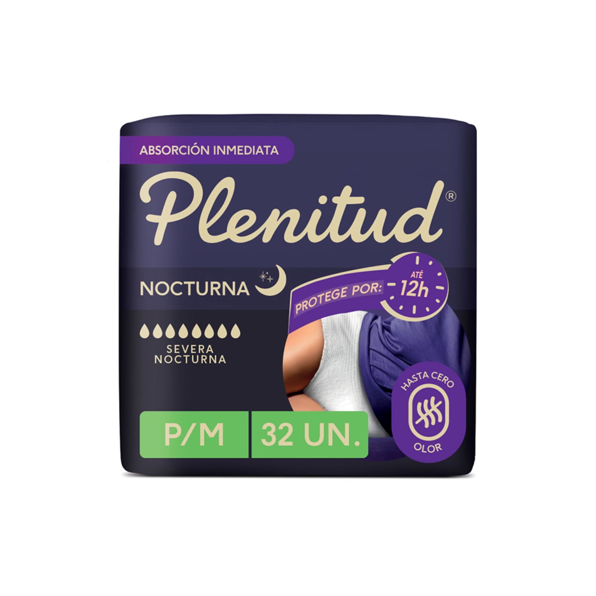 Ropa Interior Protect Plus Nocturna P/m 32 unidades Plenitud