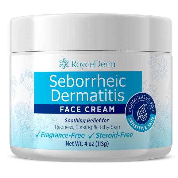 Crema facial Roycederm para dermatitis seborreica 113 g sin esteroides