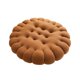 thumbnail image 2 of Cojín Con Forma De Galleta, Cojín Decorativo De Suelo Suave Para Regalo, Sala De Estar, Bar, Redondo, Marrón Oscuro, 2 of 5