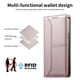 thumbnail image 5 of Funda tipo cartera con bloqueo RFID para Samsung Galaxy A72 4G/5G cubierta magnética de cuero con tapa y soporte Rosa, 5 of 6