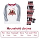 thumbnail image 4 of Pijamas navideños familiares, pijamas clásicos navideños a cuadros con diseño de árbol de Navidad para combinar con la familia, conjunto navideño para padres e hijos., 4 of 5