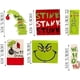 thumbnail image 2 of Bandeja navideña escalonada decorativa, 6 piezas, decoraciones navideñas para el hogar, letreros de madera para decoración de mesa navideña, bandeja navideña de granja Grinchs, decoración para mesa de, 2 of 5