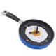 thumbnail image 3 of Pan Creativo Con Reloj De Pared Con Forma De Huevo Frito Para Cocina, Dormitorio, Azul, 3 of 5