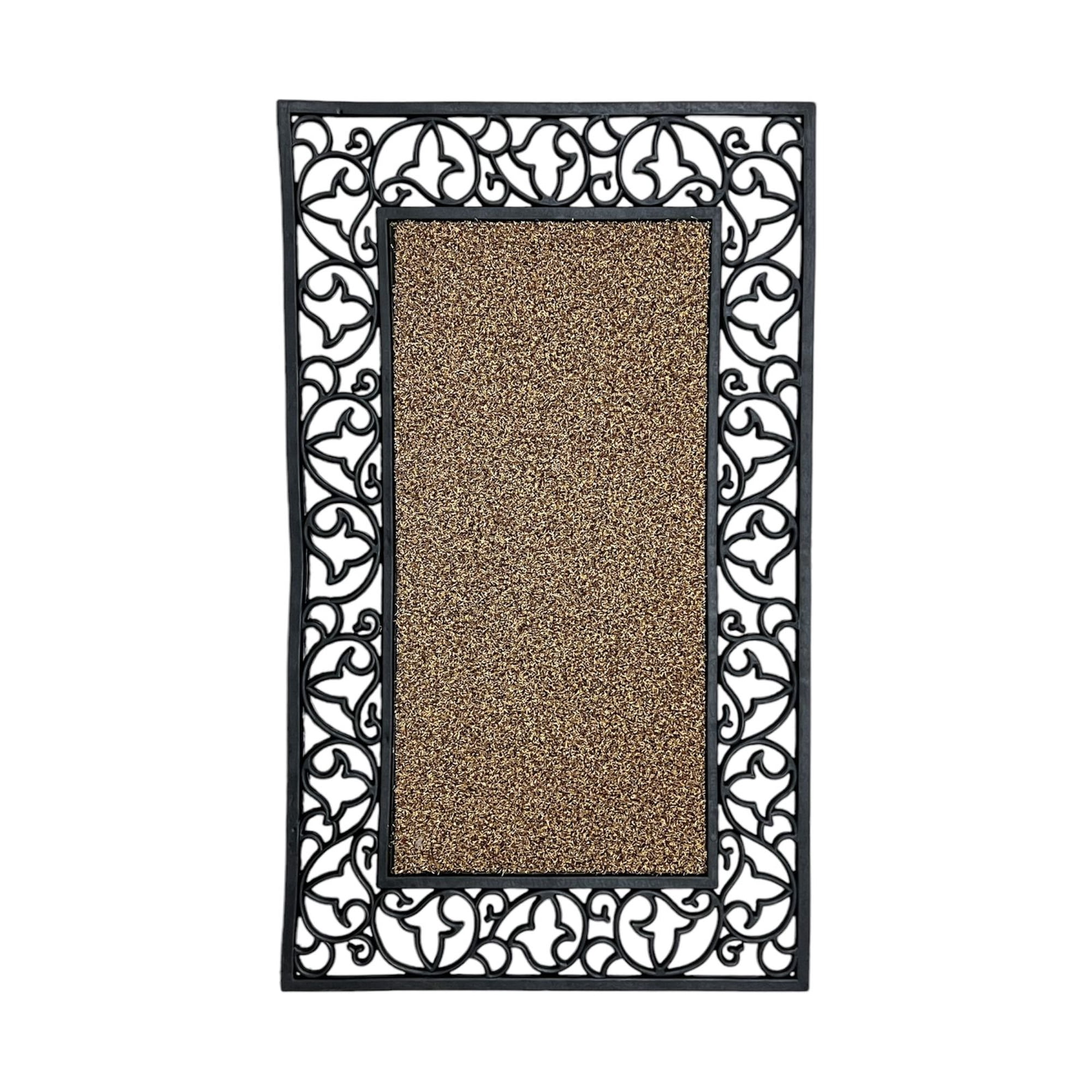 Oem - Alfombra De Entrada Hogar Limpiapiés Diseño Romantic 74x44cm