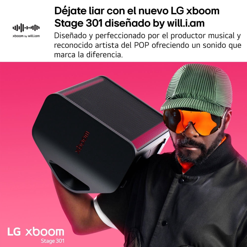 LG XBOOM Stage 301 Negro, foto 8