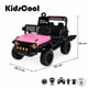 thumbnail image 4 of Auto Eléctrico Infantil Todoterreno Rosado 12V a Control Remoto Kidscool, 4 of 10