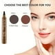 thumbnail image 2 of 4 Split Tip Water Eyebrow Pencil, Long Lasting Waterproof, Simulated Natural Vivid Eyebrow , Clear Texture, No Decolorize Eyebrow Pen, 2 of 3