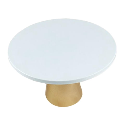 Bothyi - Soporte Alto Para Tartas, Aperitivos De Frutas, Plato De Sushi, Plato Para Tarta, Decoración De Fiesta, Blanco L