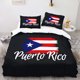 thumbnail image 1 of Duvet Cover Set Black Puerto Rican Flag Print And Puerto Rico Text Home Bedroom Bedding, 1 of 1