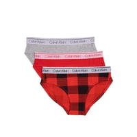 Ropa Interior Calvin Klein, Bikini Moderno De Algodón Para Niños Y Niñas, X3