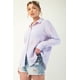 thumbnail image 4 of Camisa Fashnzfab De Gasa De Algodón Detallada Con Bordado Lavanda, 4 of 5