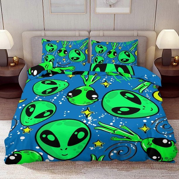 Comforter Set, Truck Colorful Monster Car3-Piece Bedding Set Modern Soft Microfiber Bedroom